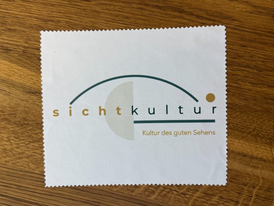 sichtkultur Brillenputztuch Brillenputztuch mit Logo von sichtkultur